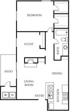 2B1BB Flat AW0706BR floor plan